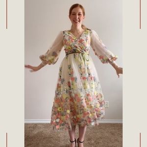 Spring floral Nolia Bae dress Nursing Friendly